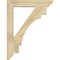 Ekena Millwork Merced Slat Rough Sawn Bracket, Douglas Fir, 4"W x 28"D x 36"H BKT04X28X36MRC06RDF - alternate 2